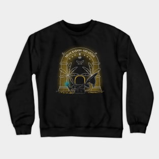 Funny Cute Wizard Quote Fantasy Movie Parody Crewneck Sweatshirt